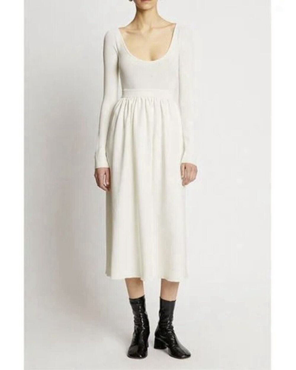 Proenza Schouler White Label long-sleeve knitted dress Size XS